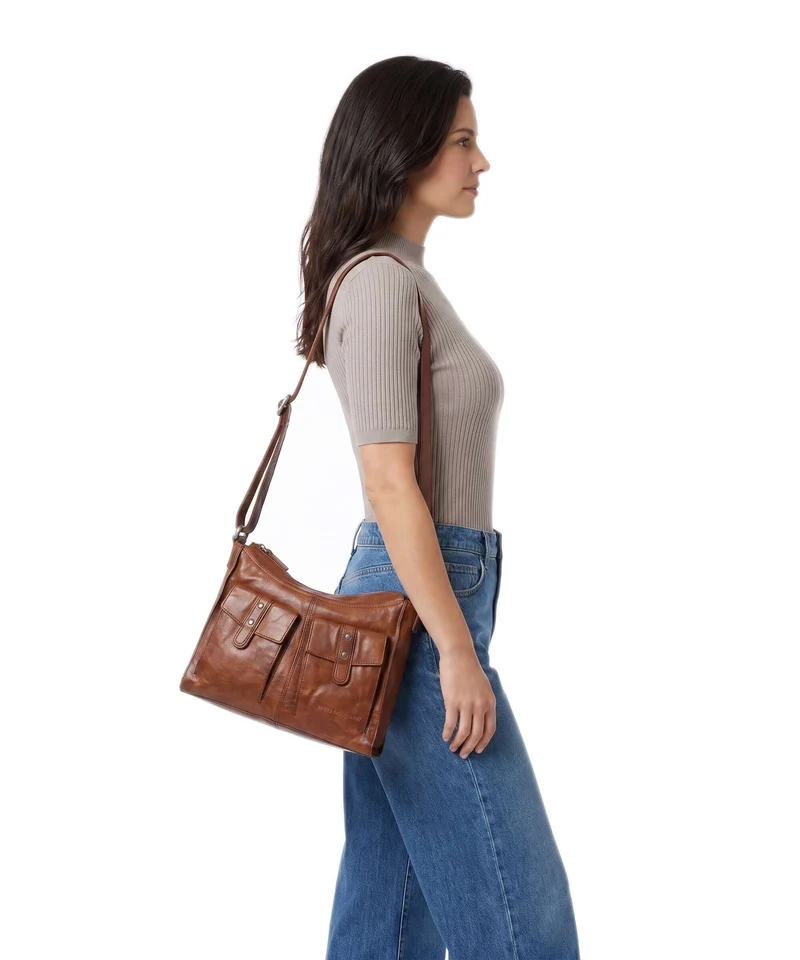 Spikes & Sparrow Apache Samara Sac fourre-tout brandy
