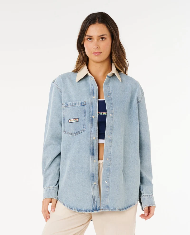 Surf Side Relaxed Denim Shirt