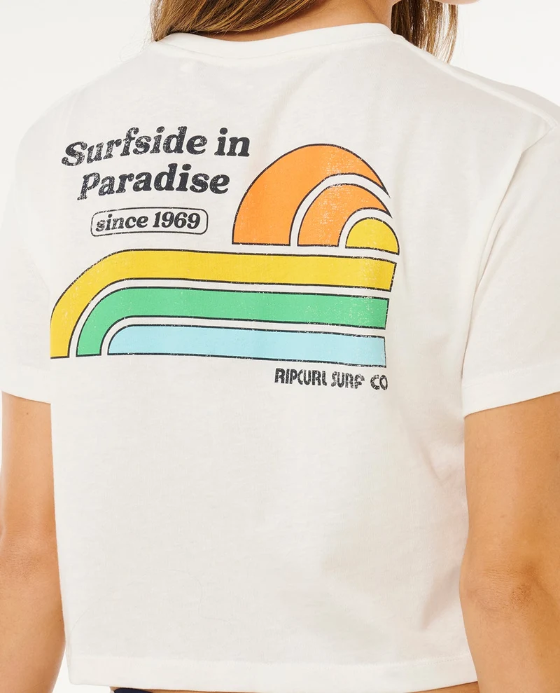 Surf Side Cropped Tee