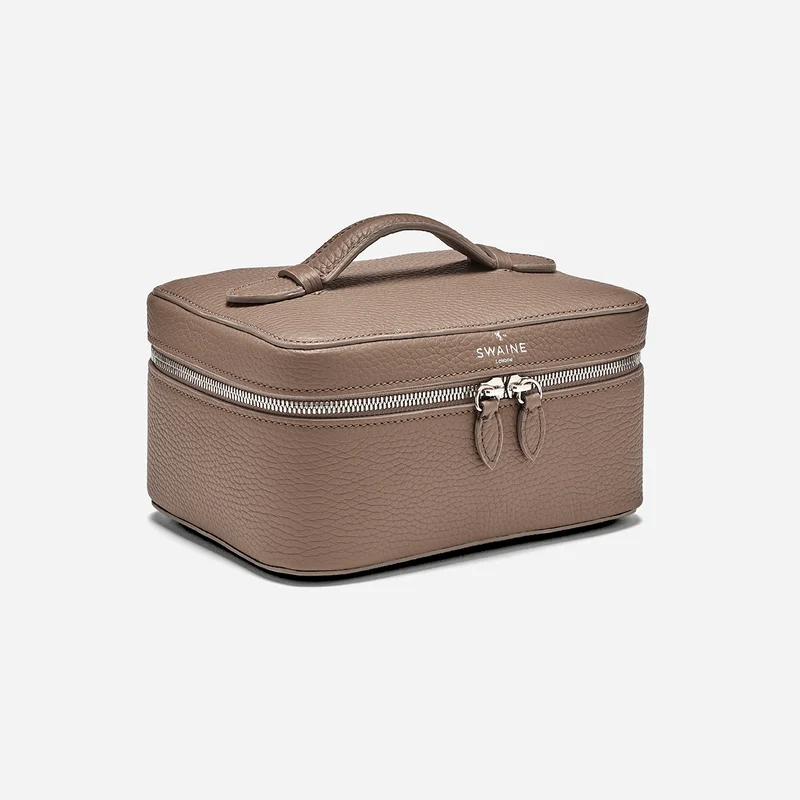 Trousse de toilette moyenne - Taupe