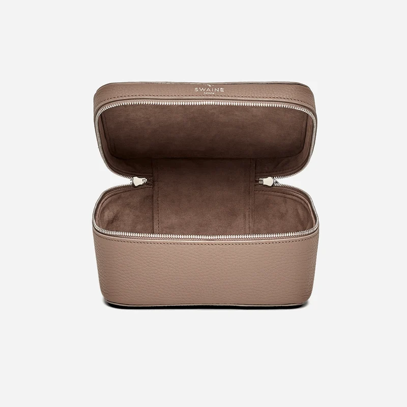 Trousse de toilette moyenne - Taupe