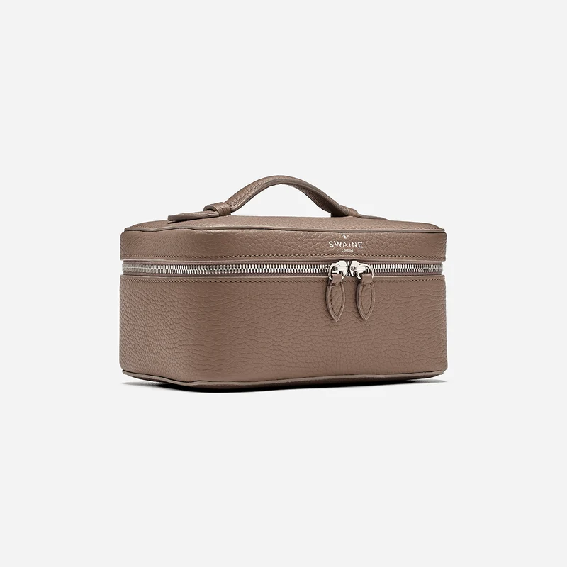 Trousse de toilette moyenne - Taupe