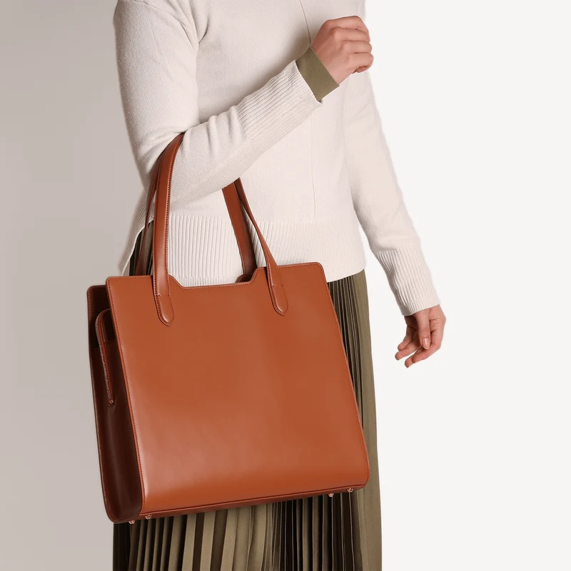 Sac cabas Swaine - Cognac