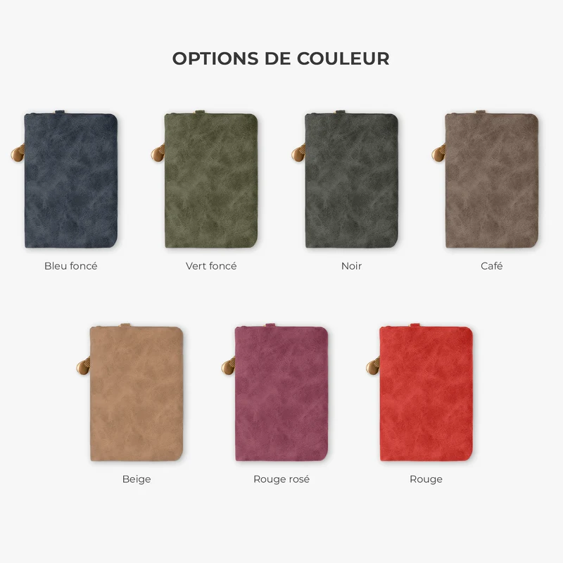 Cadeau Femme Original Avec Fleur De Naissance - Portefeuille Trois Volets Personnalisé