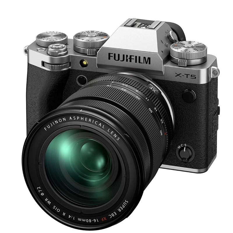 X-T5 avec XF 16-80mm f/4 R OIS WR (Argent)