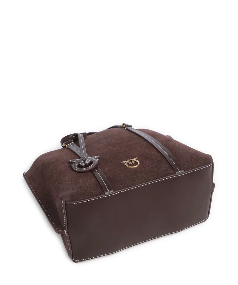 Pinko Carrie Classic Sac à main borgogna/antique gold