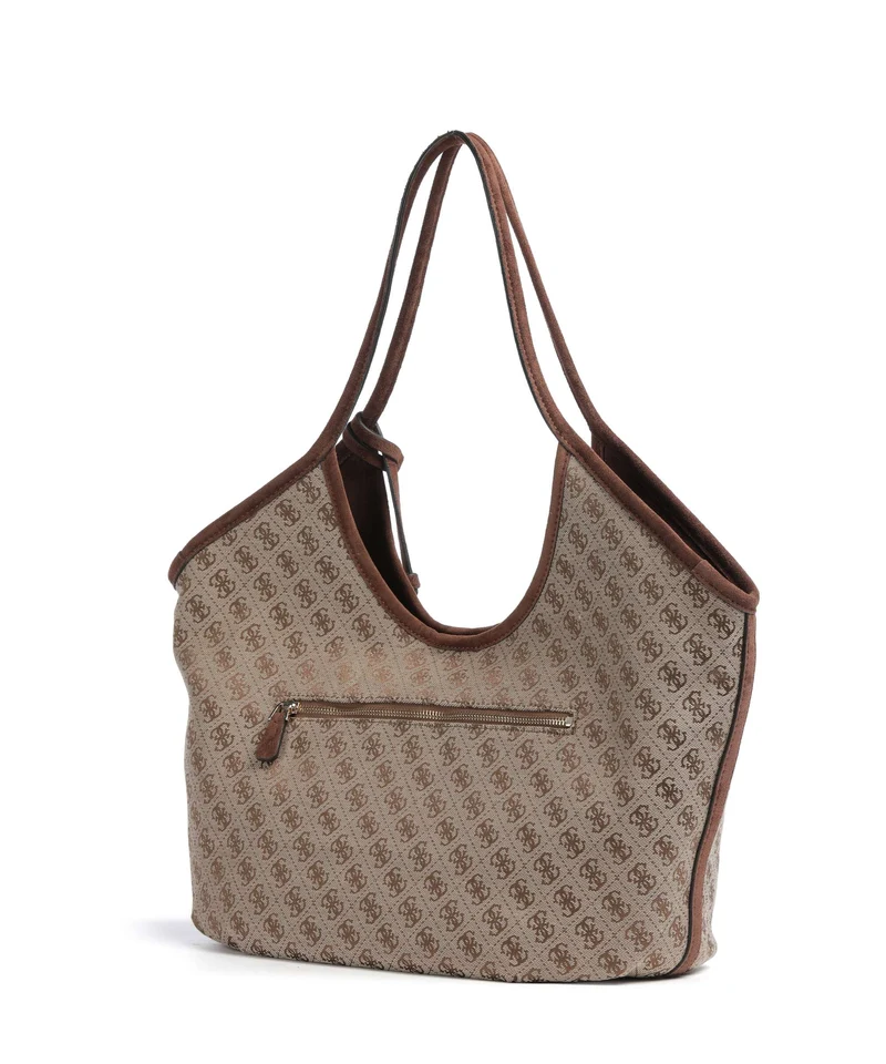 Guess Samantha Girlfriend Cabas latte logo/brown