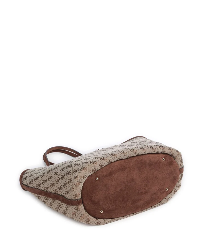 Guess Samantha Girlfriend Cabas latte logo/brown