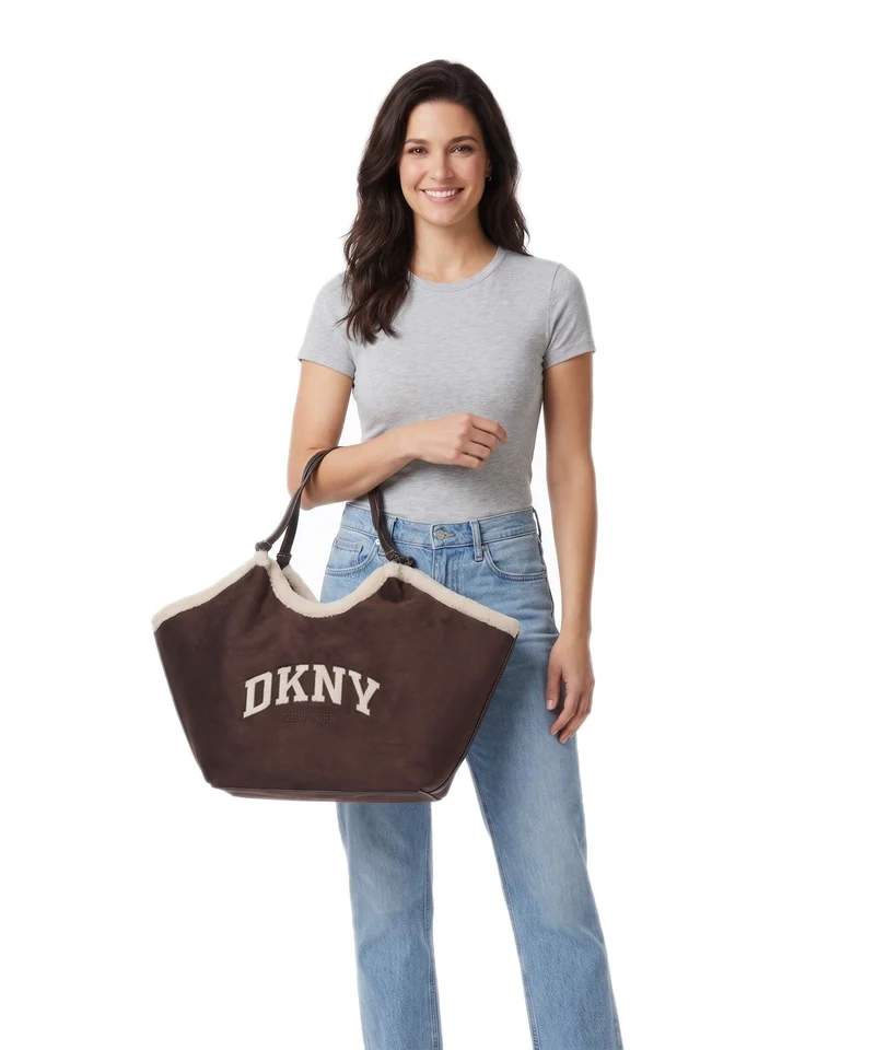 DKNY Paula Large Cabas coffee bean