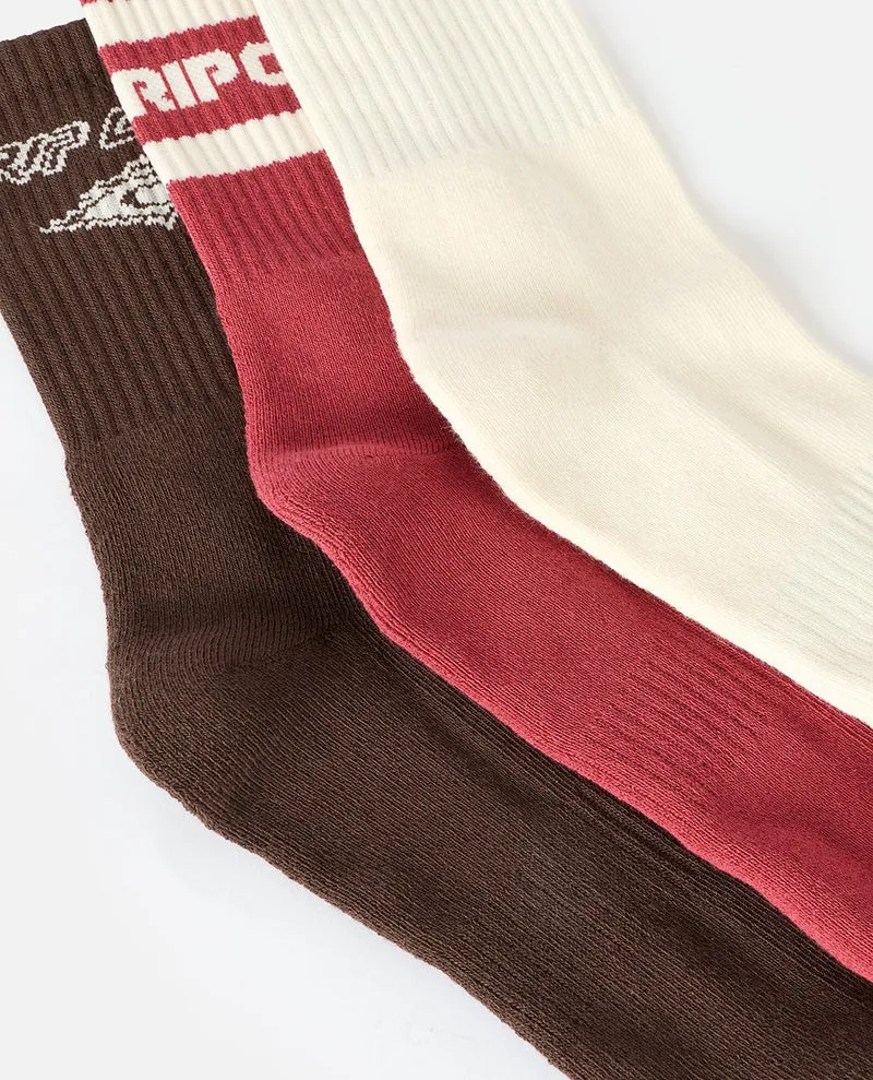 Icons Of Surf 3-Pack Socks