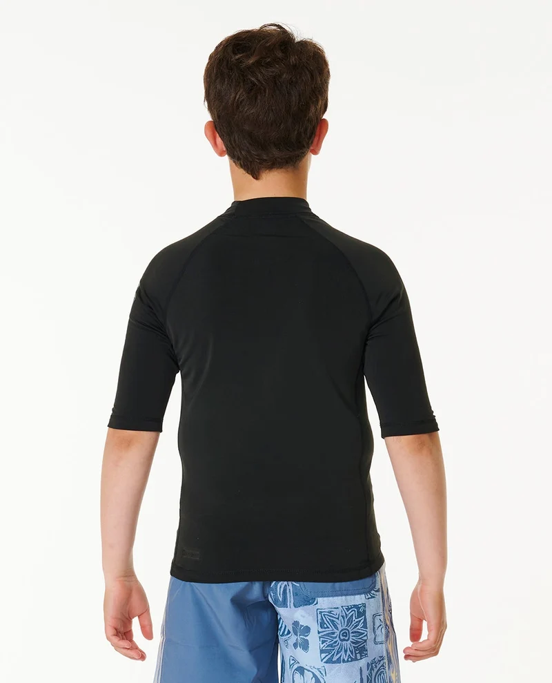 Icons UV Brushed Short Sleeve Rash Vest - Kids