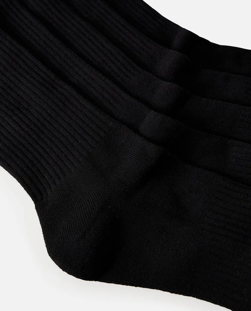Men's Brand Crew Sock - 5 Pack