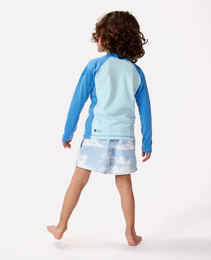 Icons UV Brushed Long Sleeve Rash Vest - Kids