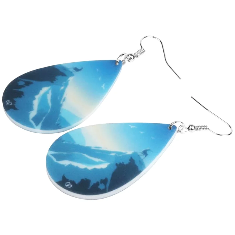 Boucle D Oreille Femme Montagne