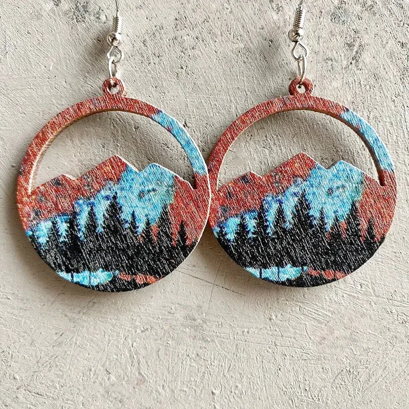 Boucle d'Oreille Montagne
