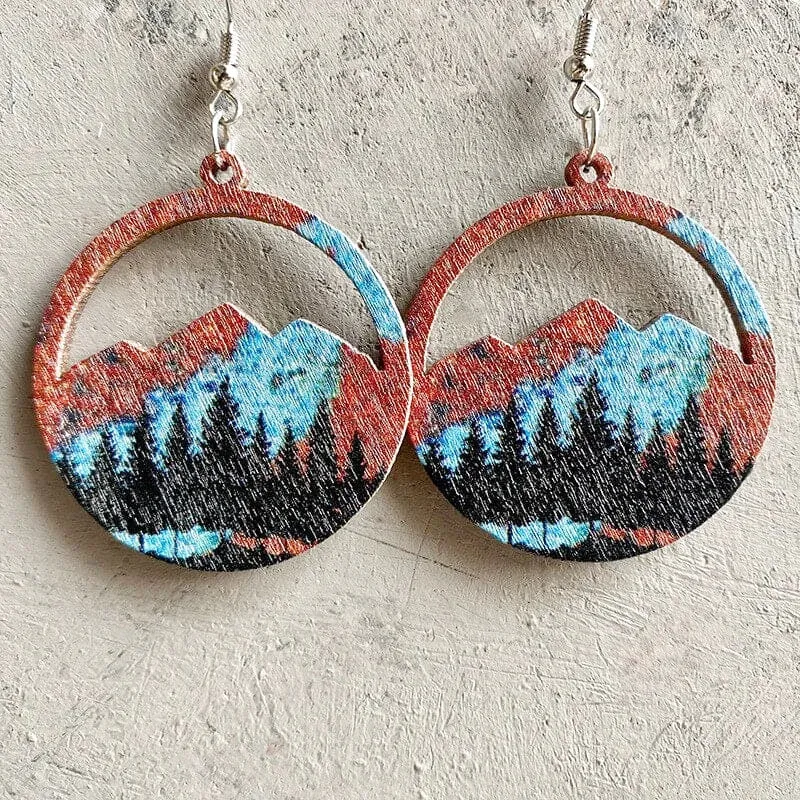 Boucle d'Oreille Montagne