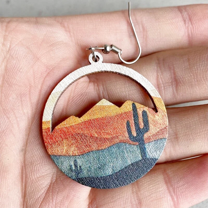 Boucle d'Oreille Montagne