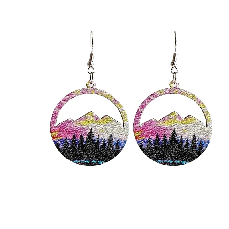 Boucle d'Oreille Montagne