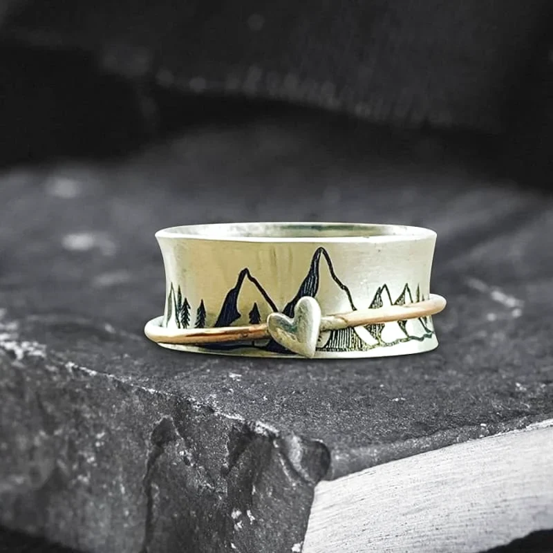 magnifique bague montagne pour femme