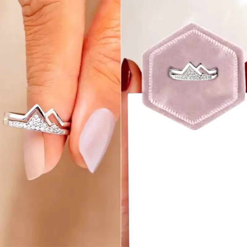 Bague Montagne Ajustable Femme