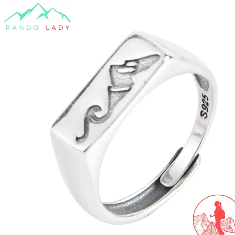 Bague Forme Montagne Femme