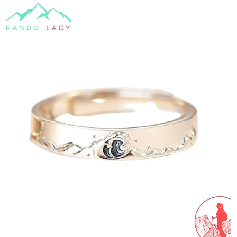 Bague Forme Montagne pour Homme Femme