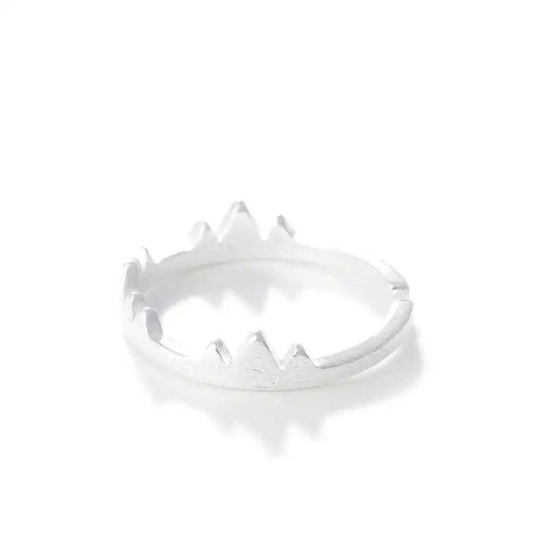 Bague Forme Montagne Ajustable