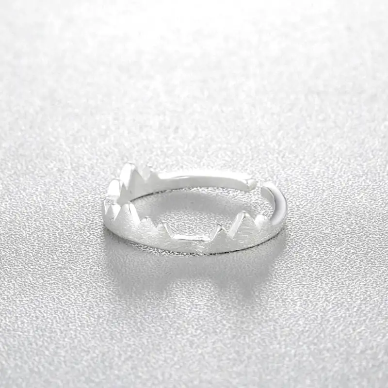 Bague Forme Montagne Ajustable