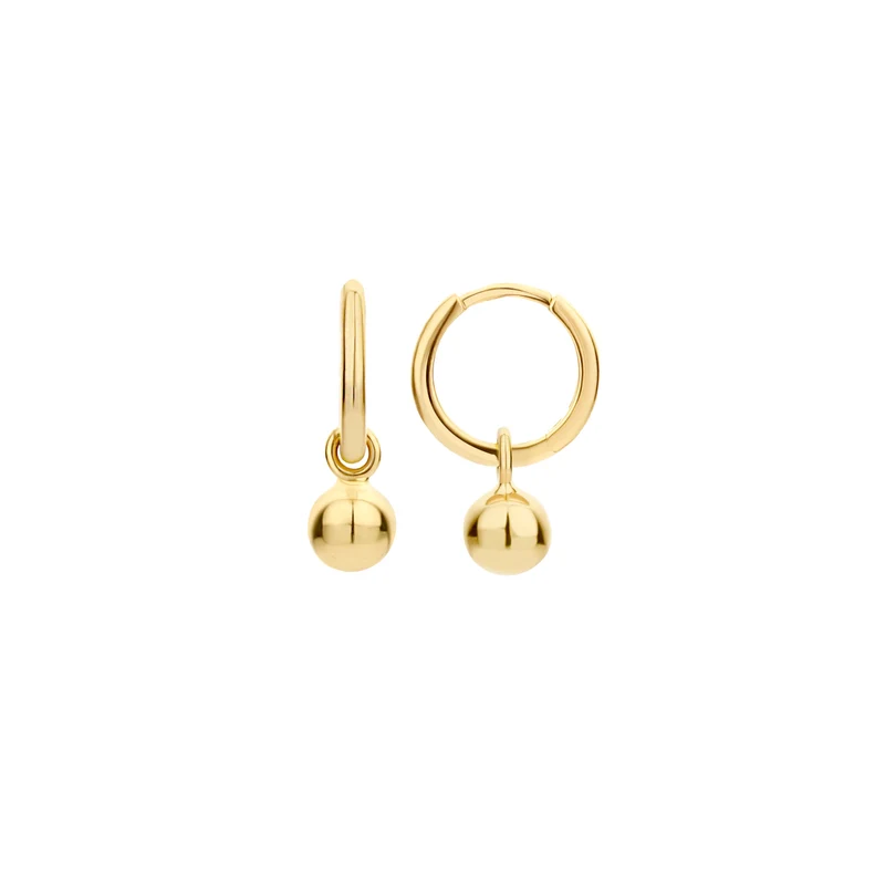 Blush 14 Karaat Gouden Oorbedels 9062YGO