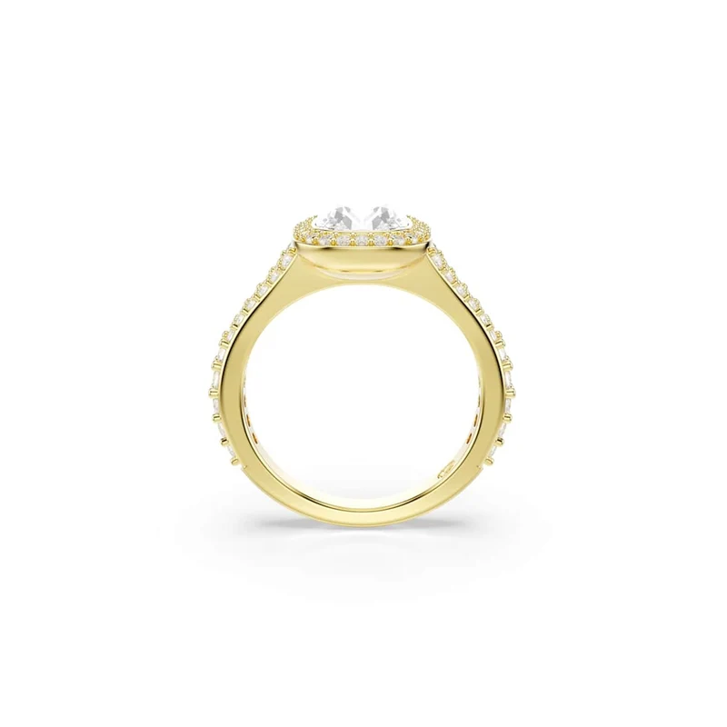 Swarovski Bague Una Angelic Cushion couleur or 5762630