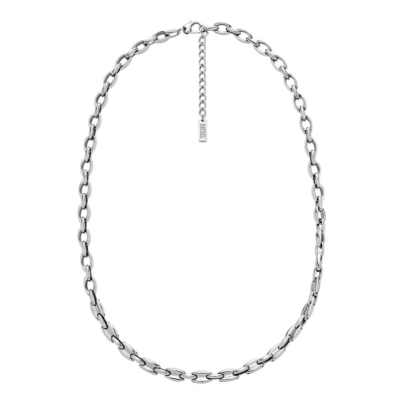 Diesel Metamorph Silver Coloured Necklace DX1582040