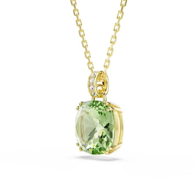 Swarovski Collier Millenia Or avec pendentif vert 5764821