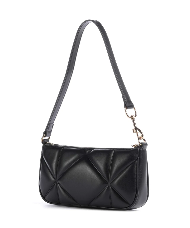 Love Moschino Embossed Q Sac porté épaule nero