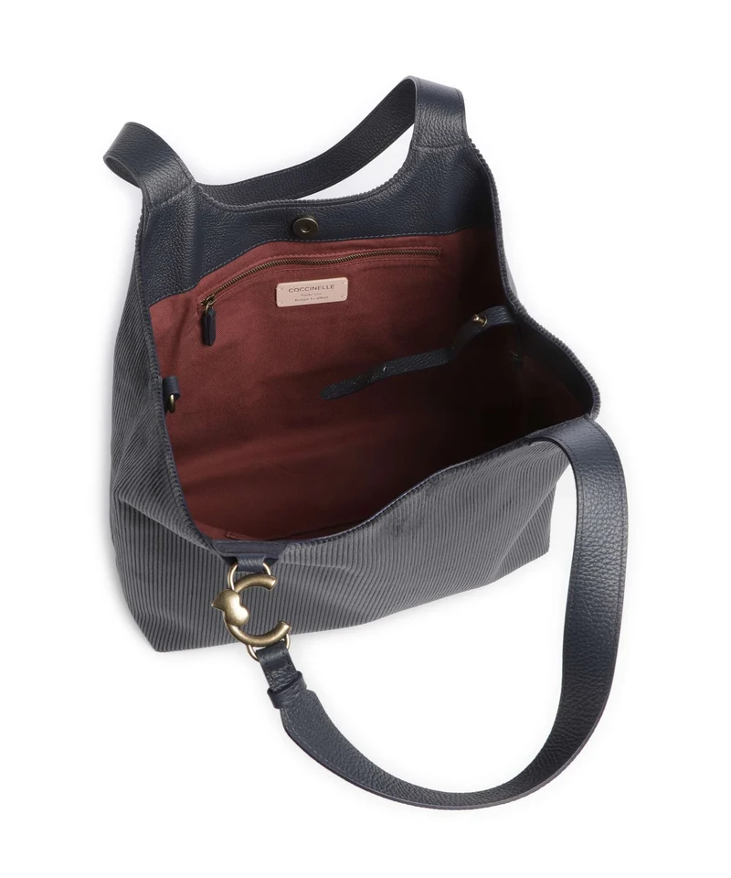 Coccinelle C-Easy Corduroy Cabas midnight blue