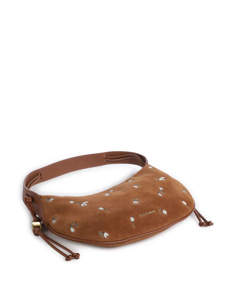 Coccinelle Thess Suede Sac fourre-tout cognac