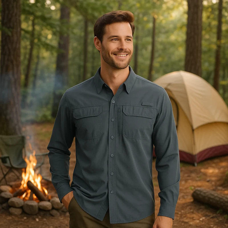 Chemise de Randonnée Légère | Protection Uv Intégrée