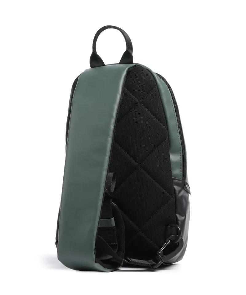Mandarina Duck Coated Sac sling deep green