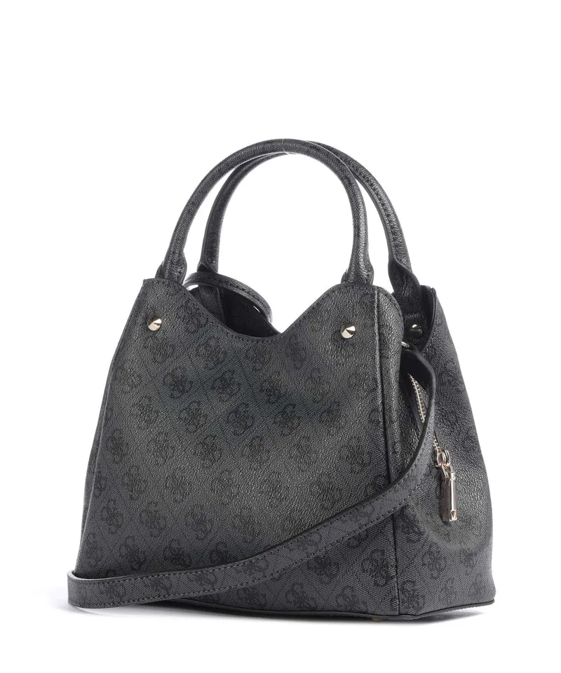 Guess Lorella Girlfriend Logo Small Sac à main coal logo