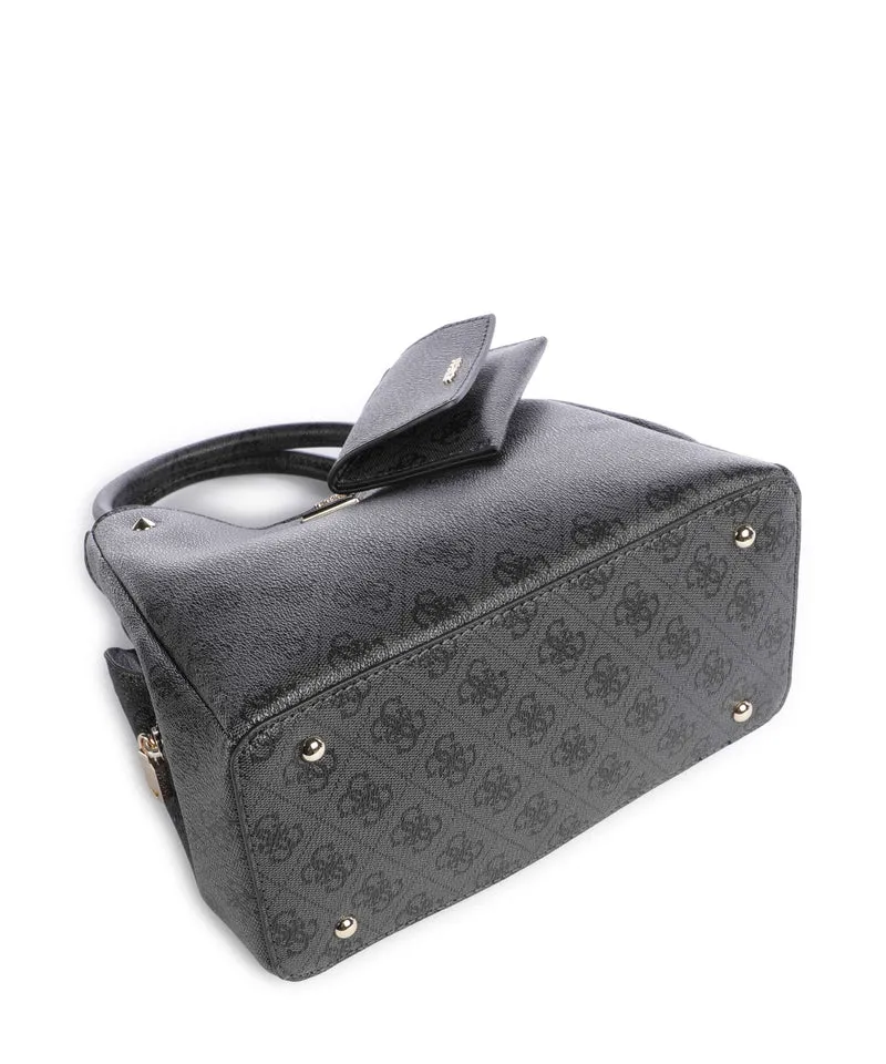 Guess Lorella Girlfriend Logo Small Sac à main coal logo