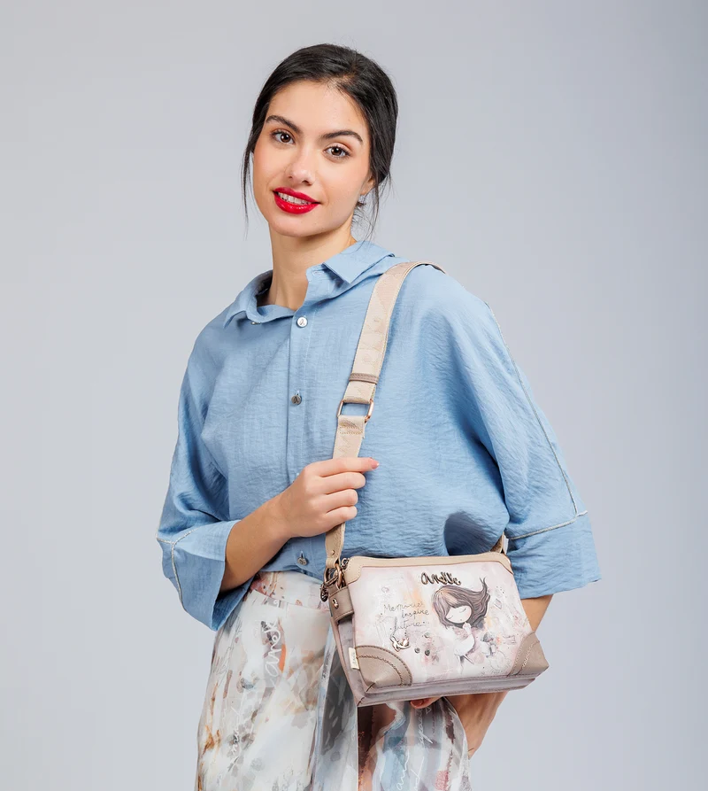 Sac bandoulière double compartiment Memories