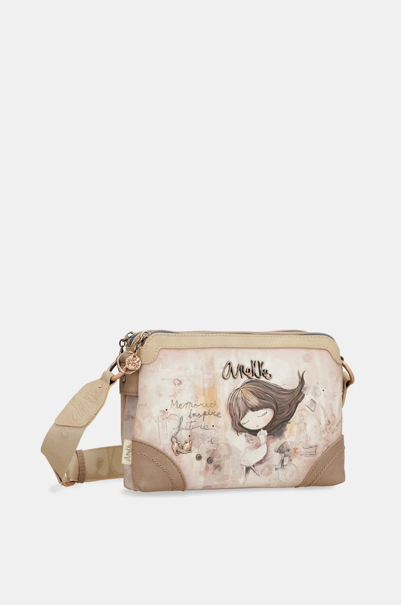 Sac bandoulière double compartiment Memories