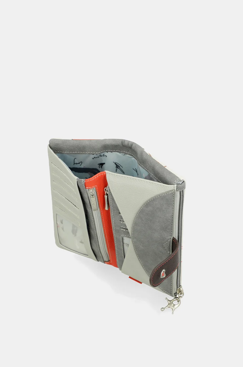 Grand portefeuille souple RFID Alma