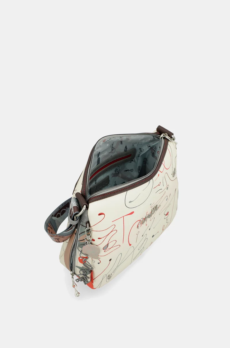 Sac bandoulière zippé Alma