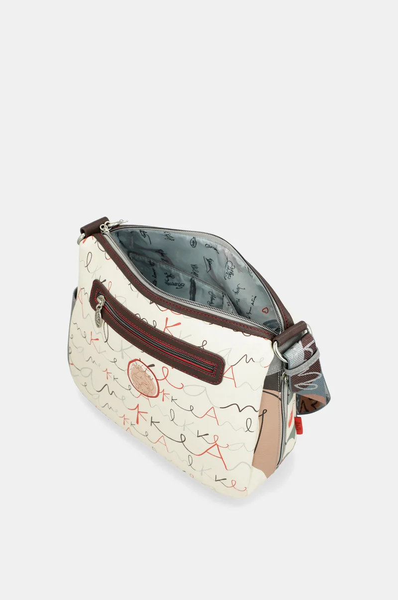 Sac bandoulière zippé Alma