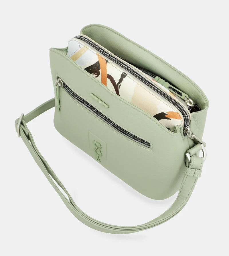 Sac bandoulière Alma moyen 3 compartiments