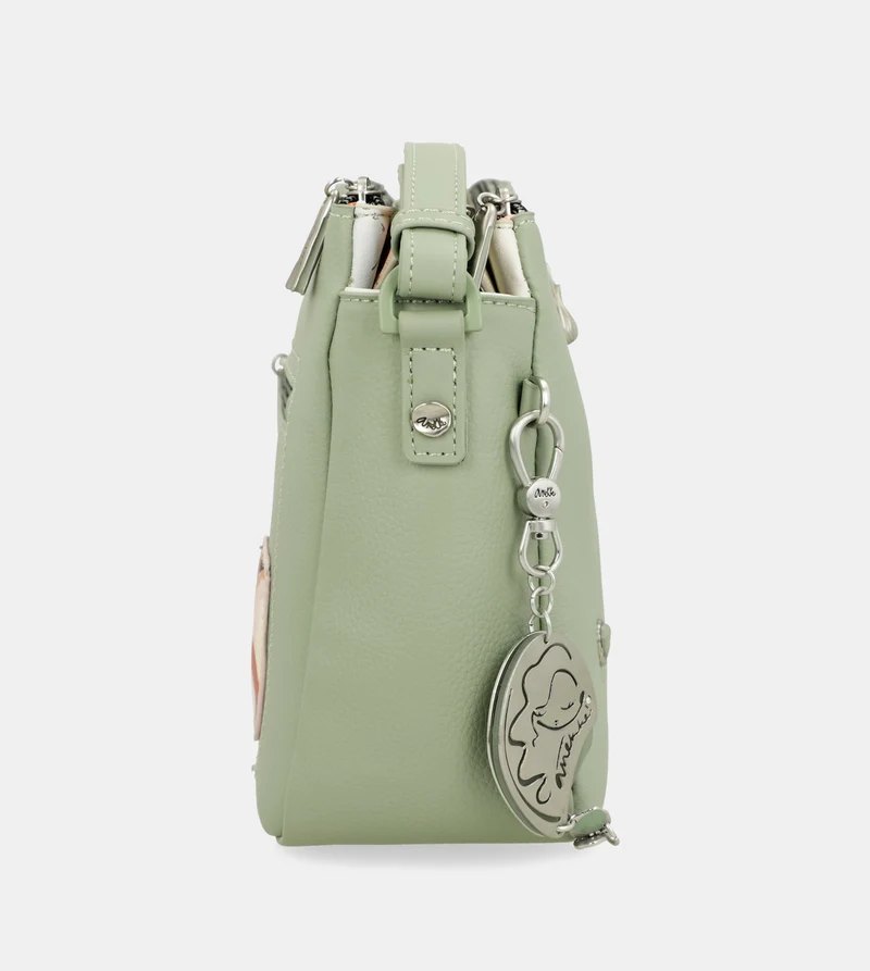 Sac bandoulière imprimé 3 compartiments Alma