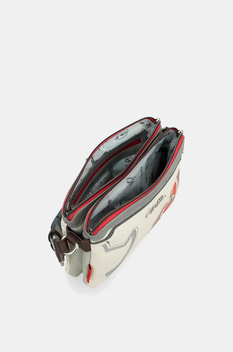 Sac porté épaule Alma à double compartiment