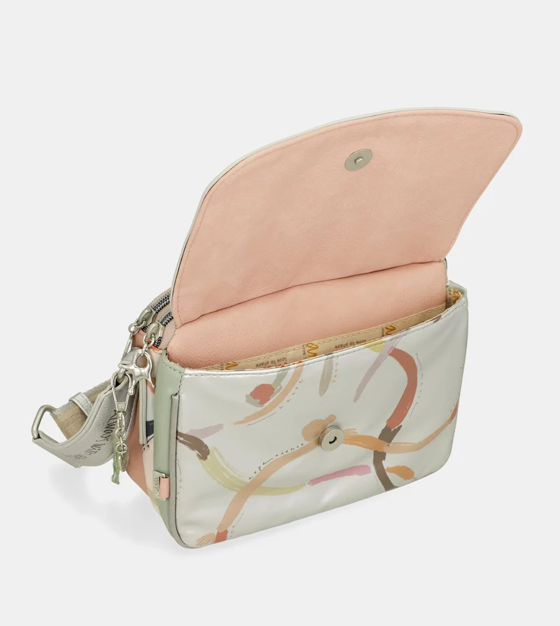 Sac bandoulière à rabat ovale Alma
