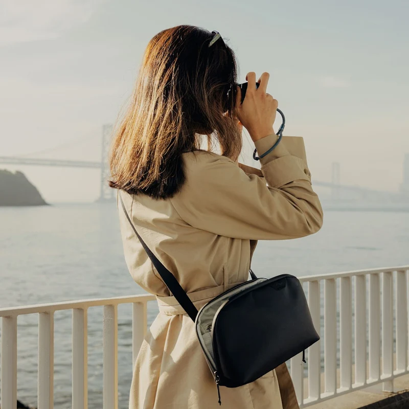 Sac croisé de voyage 3L (Noir)