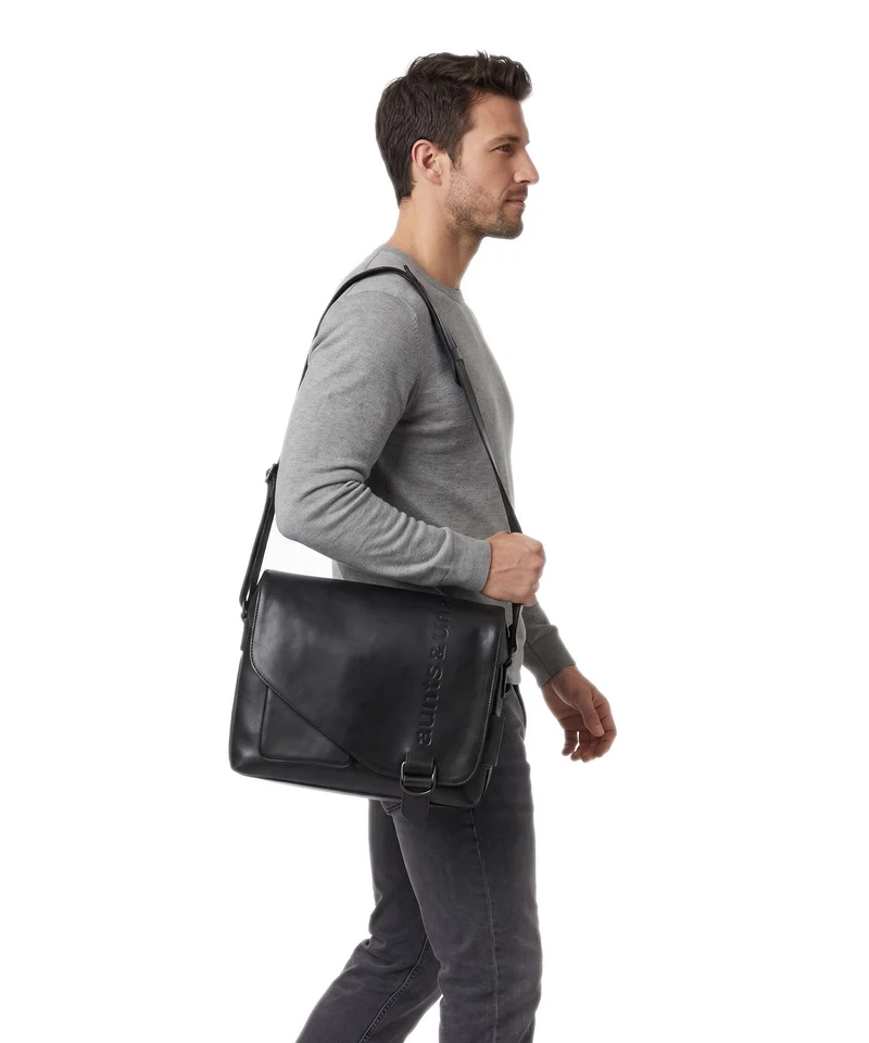 Aunts & Uncles Heritage Medium Judd Sac messager black